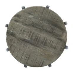 Wiers Modern Industrial Handcrafted Mango Wood Side Table Gray/Black - Christopher Knight Home -Homcom Furniture Shop GUEST 5406bda8 c20a 4fdb a50a 2c725c6502a2