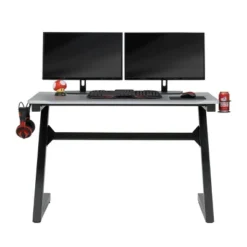 Zone Gaming Table Black/Silver - SD Gaming -Homcom Furniture Shop GUEST 5502e51c daec 4064 9041 18d72f3cc764