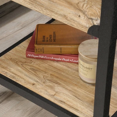 Steel River Side Table Distressed Brown - Sauder 8 Steel River Side Table Distressed Brown - Sauder - Image 6