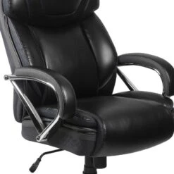 Emma And Oliver 500 Lb. Big & Tall Black LeatherSoft Ergonomic Office Chair With Extra Wide Seat 16 Emma And Oliver 500 Lb. Big & Tall Black LeatherSoft Ergonomic Office Chair With Extra Wide Seat -Homcom Furniture Shop GUEST 5811cc78 ccc5 47bf b95d 06894a412b76