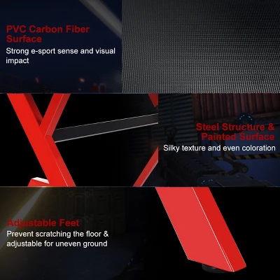 Costway Gaming Desk Computer Desk W/Controller Headphone Storage Mouse Pad & Cup Holder 8 Costway Gaming Desk Computer Desk W/Controller Headphone Storage Mouse Pad & Cup Holder - Image 6