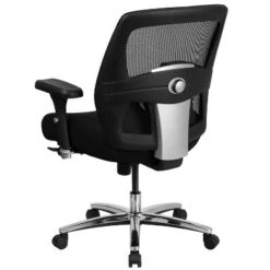 Flash Furniture HERCULES Series 24/7 Intensive Use Big & Tall 500 Lb. Rated Black Mesh Executive Ergonomic Office Chair With Ratchet Back -Homcom Furniture Shop GUEST 596753a5 fe0a 431a b4e7 947b59ec13ff