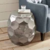 Stomp Round End Table Nickel Finish - Steve Silver 1 Stomp Round End Table Nickel Finish - Steve Silver -Homcom Furniture Shop GUEST 598c708a f23e 4d08 af52 69e89dc4f03a
