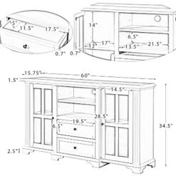 Cedric Living Room TV Stand For TVs Up To 65" With 2 Drawers And Shelf | KARAT HOME 23 Cedric Living Room TV Stand For TVs Up To 65" With 2 Drawers And Shelf | KARAT HOME -Homcom Furniture Shop GUEST 5a3694f1 40a9 4b0a b404 5cf5bb5ce35c