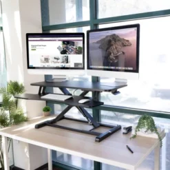 Mount-It! Standing Desk Converter | Height Adjustment From 4.3" To 19.9" | 37 Lbs. Weight Capacity | Black 11 Mount-It! Standing Desk Converter | Height Adjustment From 4.3" To 19.9" | 37 Lbs. Weight Capacity | Black -Homcom Furniture Shop GUEST 5af0053d 03d0 4b41 854d 2d0b1b2ff4f5