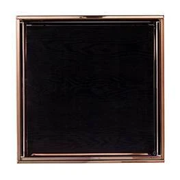 Lexing Glass Top End Table Champagne - Aiden Lane 5 Lexing Glass Top End Table Champagne - Aiden Lane - Image 3