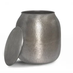 Riva Metal Storage Accent Table - WyndenHall -Homcom Furniture Shop GUEST 5c5f2392 44d6 48cb b6e0 dda00a350525