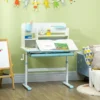 Qaba Kids Desk, Height Adjustable Children School Study Table, Student Writing Desk With Tilt Desktop, Drawer, Storage Shelf, Pen Holder -Homcom Furniture Shop GUEST 5c70ea86 45cc 47c9 ac1e 7e06c8693de4
