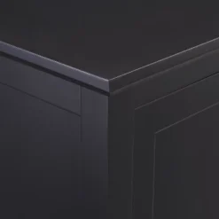 Sliding Door Transitional Wood Storage TV Stand For TVs Up To 80" Black - Saracina Home -Homcom Furniture Shop GUEST 5dc15719 c8ca 48d7 b3cc 710197c0a83a