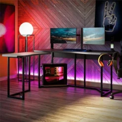 Quest Gaming L Desk With CPU Stand - Ntense