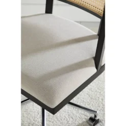 Archie Two Toned Cane Office Chair Black With Natural Cane - Abbyson Living -Homcom Furniture Shop GUEST 5e4d5e29 0c95 46b2 bedb a37a067cf947