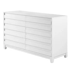 Ilya Solid Wood Modern Panel Front 6 Drawer Dresser - Saracina Home -Homcom Furniture Shop GUEST 5e59bb76 166e 4806 9158 aec603729e42