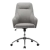 Comfy Height Adjustable Rolling Office Desk Chair- Gray- Techni Mobili -Homcom Furniture Shop GUEST 5f9d0370 dfef 4452 b6a8 4be235aece1b