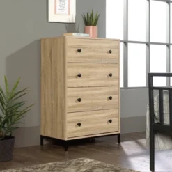 North Avenue 4 Drawer Chest Charter Brown - Sauder -Homcom Furniture Shop GUEST 60152a54 8aa1 45dc 8174 246ddcb517e6