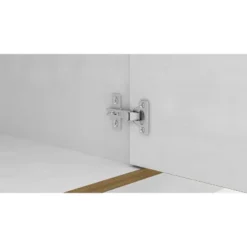 Boston TV Stand For TVs Up To 75" White/Light Brown - Polifurniture