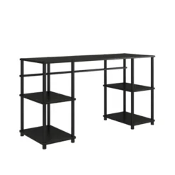 Agate Toolless Double Pedestal Computer Desk - Room & Joy -Homcom Furniture Shop GUEST 60be1cbe 9a05 48ca a84b 4f070f3f765e