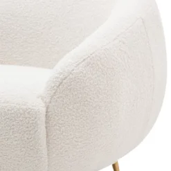 Modern Accent Chair, Teddy Short Plush Particle Velvet Armchair With Ottoman-ModernLuxe 20 Modern Accent Chair, Teddy Short Plush Particle Velvet Armchair With Ottoman-ModernLuxe -Homcom Furniture Shop GUEST 624eb349 9a27 4fcc 9407 f8913d2f73cf