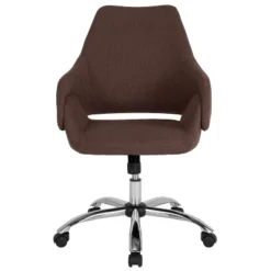 Merrick Lane Office Chair Ergonomic Executive Mid-Back Design With 360° Swivel And Height Adjustment -Homcom Furniture Shop GUEST 62940161 c01e 449c 9b7e 6521f6baf354