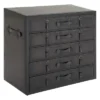 Vinyl 5 Drawer Buffet Dark Espresso - Olivia & May -Homcom Furniture Shop GUEST 62bd0394 295b 47cf 869b fcd8b5440c79
