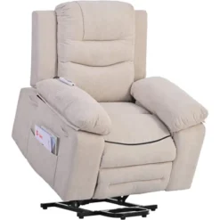 Electric Lift Recliner With Adjustable Massage, Heating Function, Infinity Positions And Side Pockets - ModernLuxe -Homcom Furniture Shop GUEST 633b7d1d 77bd 4624 bc3c d465c26b88b4