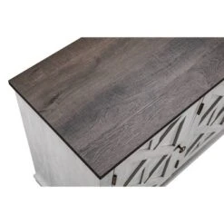 Saw Cut TV Stand For TVs Up To 55" Off White - Home Essentials 19 Saw Cut TV Stand For TVs Up To 55" Off White - Home Essentials -Homcom Furniture Shop GUEST 637ad123 5732 4a24 bc3b 1c3e20971e35