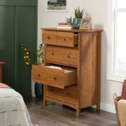 Union Plain 4 Drawer Chest Prairie Cherry - Sauder