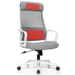 Costway Adjustable Mesh Office Task Chair Heating Lumbar Support Headrest GreyBlack -Homcom Furniture Shop GUEST 656a4395 682e 4ff9 a1a1 40dd118be41f