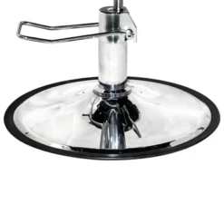 PureSana Chromium Vinyl Kyler 360 Degree Professional All Purpose Salon Chair With Adjustable Reclining Mechanism And Rotational Lock, Black -Homcom Furniture Shop GUEST 65f794ca 9751 4d10 a085 cacdf864fc1e