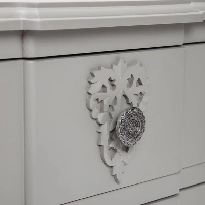 Maslow Side Table With 2 Drawers Gray - Finch 4 Maslow Side Table With 2 Drawers Gray - Finch - Image 2