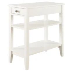 American Heritage 3 Tier End Table With Drawer - Breighton Home -Homcom Furniture Shop GUEST 6704a39d 7946 4852 b270 99619adc555c