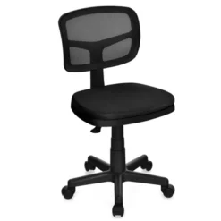 Tangkula Armless Mesh Office Chair Ergonomic Swivel Computer Desk Chair Height Adjustable Task Chair For Adults And Kids -Homcom Furniture Shop GUEST 67f27b6d 4573 460e aee9 7484cce526bf