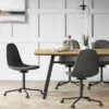 Copley Swivel Office Chair With Casters Dark Gray - Project 62™ -Homcom Furniture Shop GUEST 68b9c31b ebdc 40c5 b4eb 5ea324c4ca5e