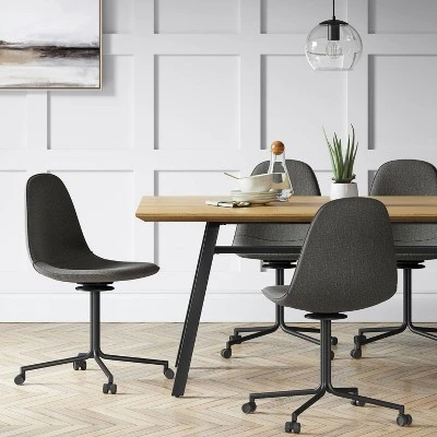 Copley Swivel Office Chair With Casters Dark Gray - Project 62™ 3 Copley Swivel Office Chair With Casters Dark Gray - Project 62™