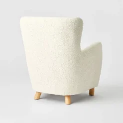 Kessler Wingback Faux Sherling Accent Chair Cream - Threshold™ Designed With Studio McGee 11 Kessler Wingback Faux Sherling Accent Chair Cream - Threshold™ Designed With Studio McGee -Homcom Furniture Shop GUEST 68e4f7d2 06d7 4346 a79c 29467f3335bf