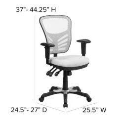 Flash Furniture Mid-Back Mesh Multifunction Executive Swivel Ergonomic Office Chair With Adjustable Arms 24 Flash Furniture Mid-Back Mesh Multifunction Executive Swivel Ergonomic Office Chair With Adjustable Arms -Homcom Furniture Shop GUEST 6bc153ce ba49 44ed 87d8 6d19e2688c14