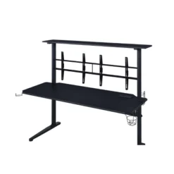 Canzi Gaming Desk With USB Port Black - Acme Furniture -Homcom Furniture Shop GUEST 6bcfaf8d f114 40b0 ba6a 8936231f53ef