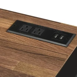 Eriboll Writing Desk With 1 Drawer And USB Plug Sand Black/Natural Tone - HOMES: Inside + Out 12 Eriboll Writing Desk With 1 Drawer And USB Plug Sand Black/Natural Tone - HOMES: Inside + Out -Homcom Furniture Shop GUEST 6c5623cc bb06 4b72 aafa 76f62c2cfeb6