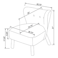 Sculpted Faux Shearling Accent Chair Cream - Threshold™ Designed With Studio McGee -Homcom Furniture Shop GUEST 6cce5bcf 1c60 4d1a be28 f6d5e9c9ce77