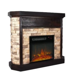 39" Freestanding Electric Fireplace Tan - Home Essentials -Homcom Furniture Shop GUEST 6d8b71ae 70a7 4ba1 8be1 faccc7fb94ef
