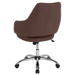 Merrick Lane Office Chair Ergonomic Executive Mid-Back Design With 360° Swivel And Height Adjustment -Homcom Furniture Shop GUEST 6e81bd4a 7980 4962 bcee 26eacbcf5256