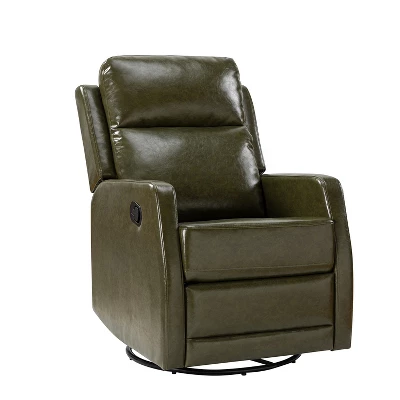 Ofelia Wooden Upholstery Wingback Swivel Recliner For Bedroom And Living Room |Artful Living Design 16 Ofelia Wooden Upholstery Wingback Swivel Recliner For Bedroom And Living Room |Artful Living Design - Image 14