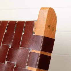 Balka Woven Leather Lounge Chair - South Shore -Homcom Furniture Shop GUEST 6f5a186c 51cc 481b b1aa f3f15645eda9