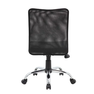 Armless Budget Mesh Task Chair Black - Boss Office Products 8 Armless Budget Mesh Task Chair Black - Boss Office Products - Image 6