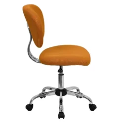 Emma And Oliver Mid-Back Mesh Padded Swivel Task Office Chair With Chrome Base -Homcom Furniture Shop GUEST 71f87429 fa06 4382 9946 c51a82f40b8c