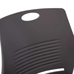 Emma And Oliver Heavy Duty 660 Lb. Capacity Ergonomic Polypropylene Stack Chair With Perforated Back And Steel Sled Base -Homcom Furniture Shop GUEST 721f6916 81a8 4a33 a3fe 4ac700a8c42c