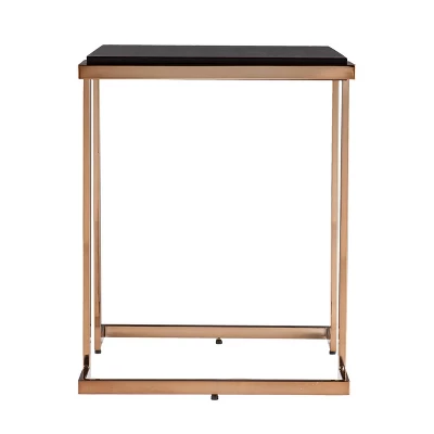 Sanlos Side Table Black/Champagne - Aiden Lane 7 Sanlos Side Table Black/Champagne - Aiden Lane - Image 5