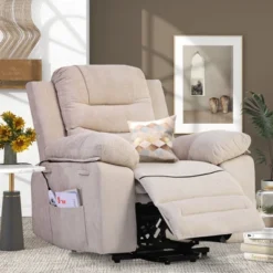 Electric Lift Recliner With Adjustable Massage, Heating Function, Infinity Positions And Side Pockets - ModernLuxe -Homcom Furniture Shop GUEST 7422f273 655c 4807 8498 fb54f070cf60