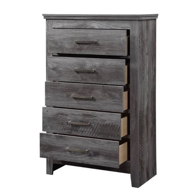 31" Vidalia Bedroom Set Rustic Gray Oak - Acme Furniture 8 31" Vidalia Bedroom Set Rustic Gray Oak - Acme Furniture - Image 6