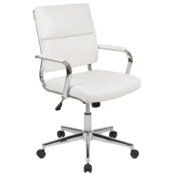 Merrick Lane Ergonomic Swivel Office Chair Panel Style Mid-Back Computer Desk Chair With Padded Metal Arms & Base 32 Merrick Lane Ergonomic Swivel Office Chair Panel Style Mid-Back Computer Desk Chair With Padded Metal Arms & Base -Homcom Furniture Shop GUEST 74d0b96d 0718 4195 9fd2 0c00c35ec48d