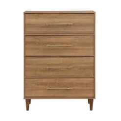 Esigne Mid-Century 4 Drawer Chest Light Oak - HOMES: Inside + Out 12 Esigne Mid-Century 4 Drawer Chest Light Oak - HOMES: Inside + Out -Homcom Furniture Shop GUEST 76cc8ff4 eaa9 47bb b86c 65420e872a21